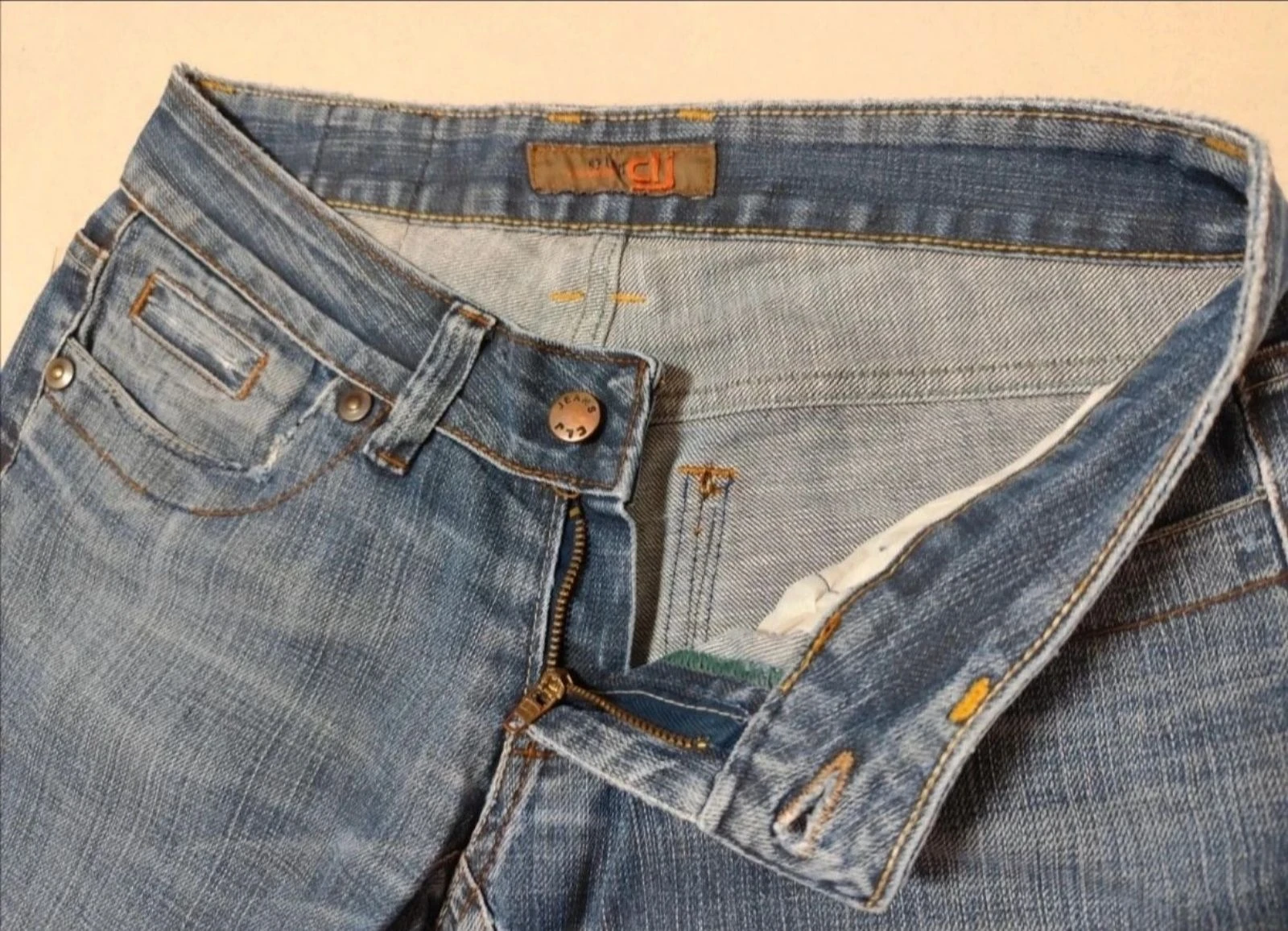 Jean court vintage taille basse (S) – photo 5